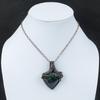 Азурит Малахит Медный Кулон Медная Проволока Обернутый Кулон Ювелирные Изделия Из Драгоценного Камня Подвеска Для Женщин Медные Ювелирные Изделия Ручной Работы Лучший Дизайн Кулон