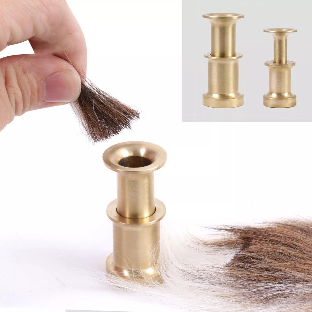 Инструмент для вязания мушек, латунный инструмент для волос, инструмент для вязания мушек, инструмент для изготовления рыболовных снастей, съемный аксессуар для вязания мушек