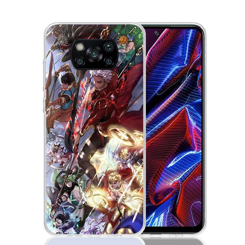 Чехол для телефона Fate Zero Stay Night Archer для Xiaomi Poco X7 X6 X5 Pro F7 Ultra Redmi 15C 15 13 13C 12 12C 10 10A 10C 9 9A 9C 9T Co