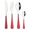 4 шт., набор столовых приборов, красочная посуда, столовые приборы из нержавеющей стали, обеденный нож, вилки, ложка, чайная ложка, столовое серебро, набор кухонной посуды