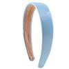 Женская повязка на голову из искусственной кожи шириной 3 см, нескользящая, модные аксессуары для волос для детей и девочек, детский головной убор для вечеринки, ободки для волос