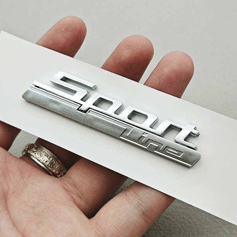3D ABS Sport Luxury Line Emblem Car Fender Badge Stickers For BMW 520i 530i 330i 320i 518i F30 F10 G30 G20 E46 E39 Accessories PO2