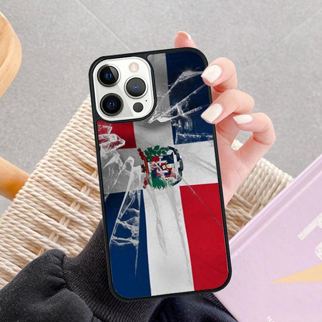 Dominican Republic Flag Celular Mobile Phone Cases For iPhone 17 Air 16 16e 15 14 12 13 11 Pro MAX Plus Coque Fundas