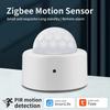Датчик движения PIR Tuya ZigBee 3.0 Умный дом Инфракрасный детектор человеческого тела Удаленная сигнализация через приложение Работает с Alexa Google Assistant