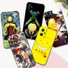 Black Tpu Case For Realme 7i 8i 9 Pro Plus 9i C12 GT Neo2 Narzo 20 30A 50A 50i Assassination Classroom