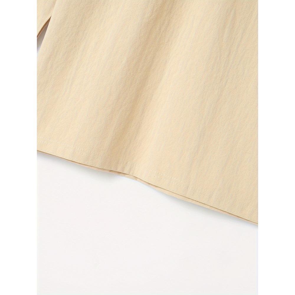 Осенние мужские топы ретро хлопок лен повседневные рубашки поло на пуговицах с длинными рукавами модные рубашки поло