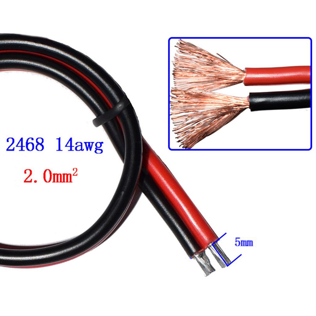 Кабель для удлинителя постоянного тока 14AWG-Жгут проводов Быстроразъемное соединение SAE для солнечной автомобильной аккумуляторной батареи грузовика