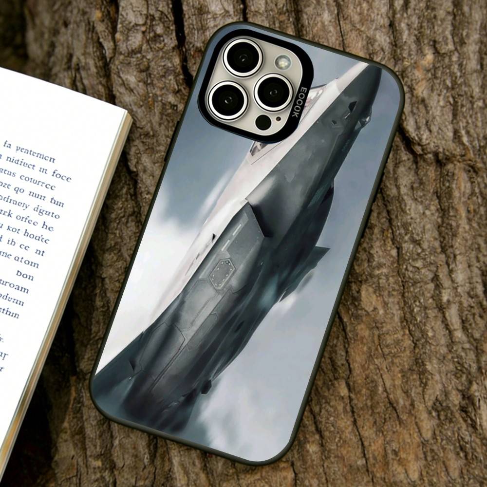 Fighter jets take off Phone Case For iPhone 17,16,15,14,13,12,11 Plus,Pro Max,XS,Colorful Silver Black Cover