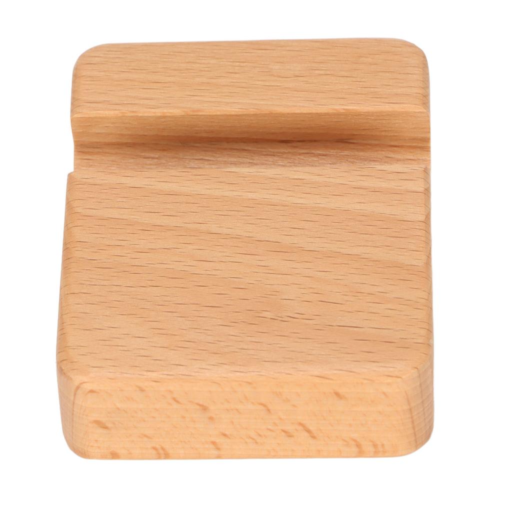 Wooden Mobile Phone Holder Cell Phone Stand Wood Universal Smartphone Desktop Holder Portable Bracket