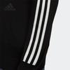 adidas Логотип бренда с принтом в полоску и круглым вырезом, повседневная футболка с длинным рукавом, мужские топы, черный GV1203