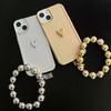 3d Сердце Серебро Золото Цвета Любовь Браслет Милый Джейн Друг Чехол Для Телефона Для Iphone 14 Plus Pro Max Xsmax X Xr 13 11 12 Promax Capa