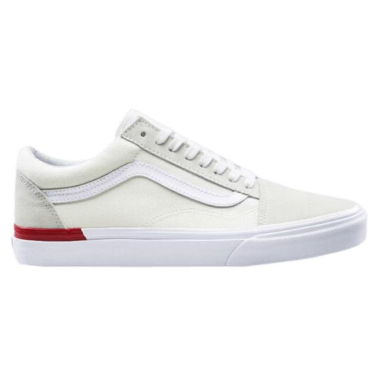 Vans Old Skool Split Foxing - White Red Men Sneakers True-White Racing-Red VN0A38G1RZH
