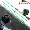 SOUGAYILANG Flying Fishing Set Carbon Fiber Fly Fishing Rod and CNC Machined Metal Fishing Reel