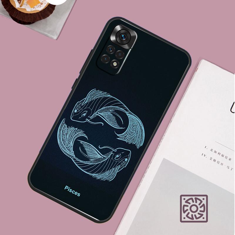 Чехол для телефона со знаком зодиака для Xiaomi Redmi Note 13 12 12S 12C 13C 10 10C 9 9C 10S 11S 11 Pro Мягкая крышка