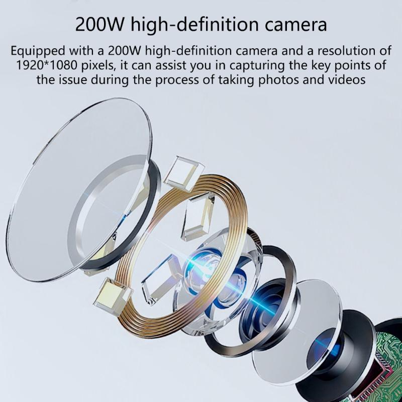 Flexible Industrial Borescope With 6 Customizable LED radiances And 210 Degree Reverse Curving For Narrow Areas