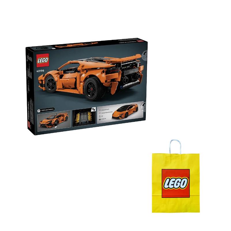 LEGO Технология Механический Оранжевый Lamborghini Huracán Tecnica 806 шт. 42196