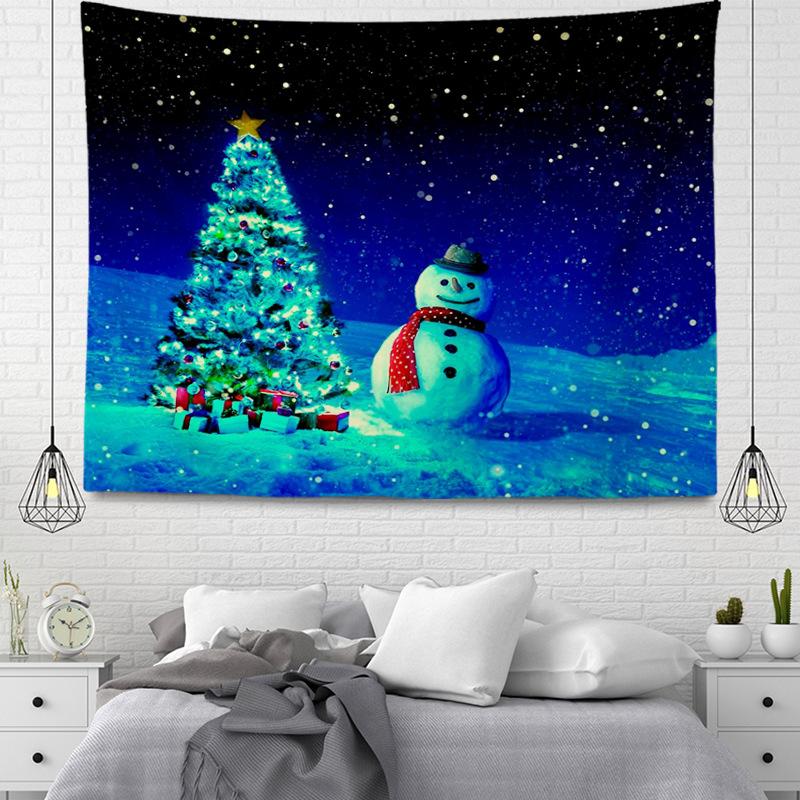 Серия подвесных тканевых гобеленов в рождественском стиле