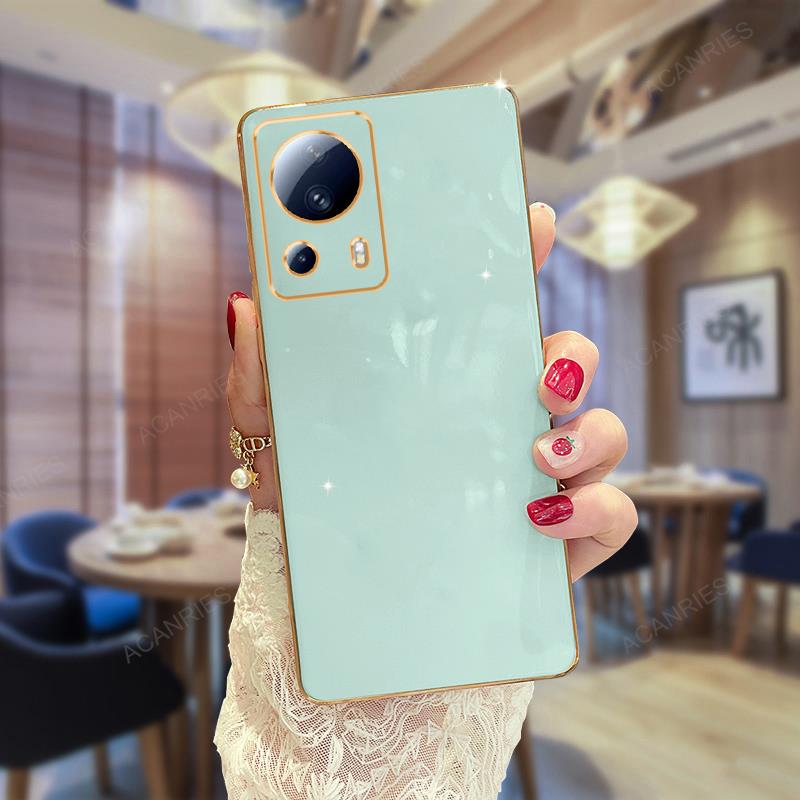 Xiaomi13 13lite Роскошный чехол-подставка с кольцом-держателем для Xiaomi Mi 13 Lite Pro Ultra 5g Мягкая силиконовая задняя крышка для Xiomi Mi13