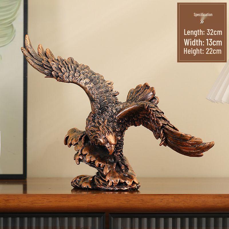 Eagle Figurine - Elegant Office & Home Decor, Perfect for Housewarming