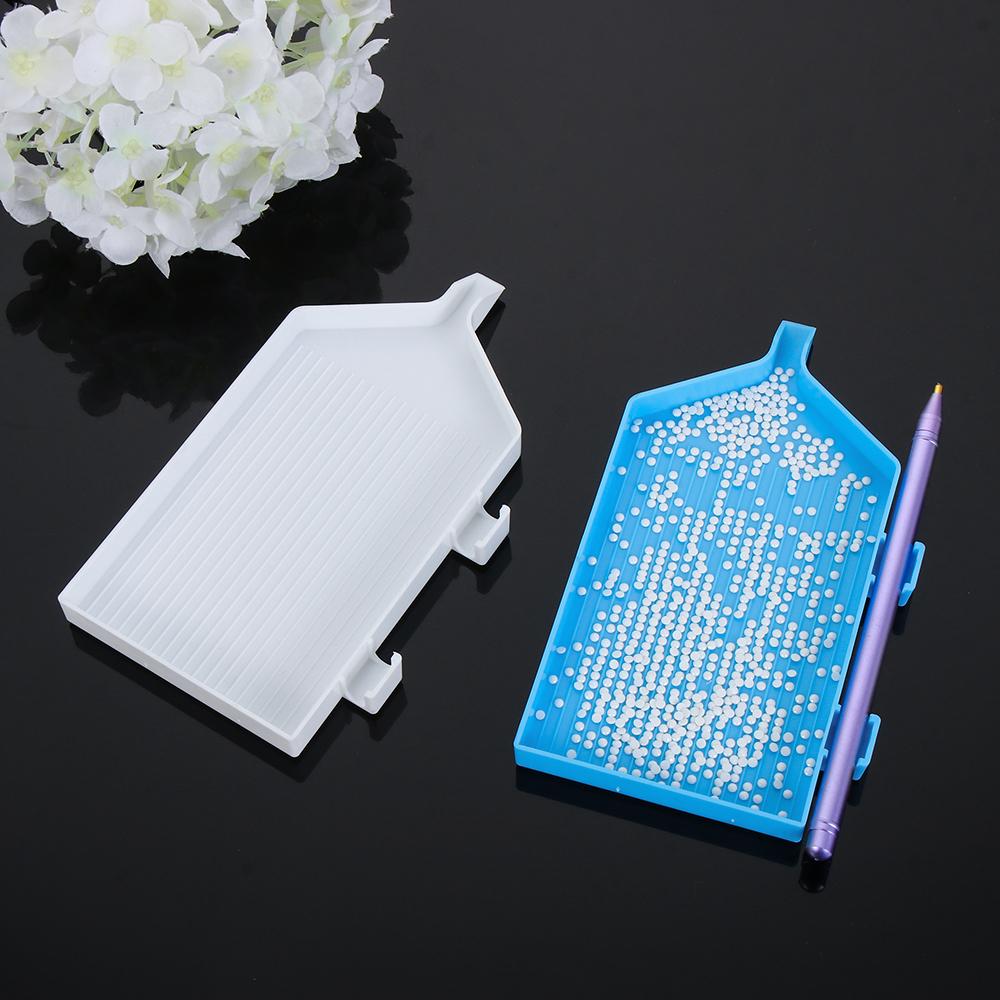 Painting Diamond Painting Drill Plate Large Capacity Plastic Tray Diamond Painting Accessories
