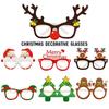 9Pcs/Set Christmas Party Photography Decoration Glasses Gatherings Performances Women And Men Funny Paper Eyeglasses