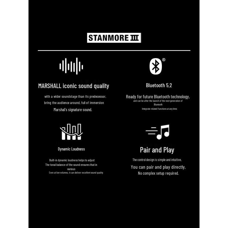 Marshall Stanmore III Wireless Bluetooth Speaker