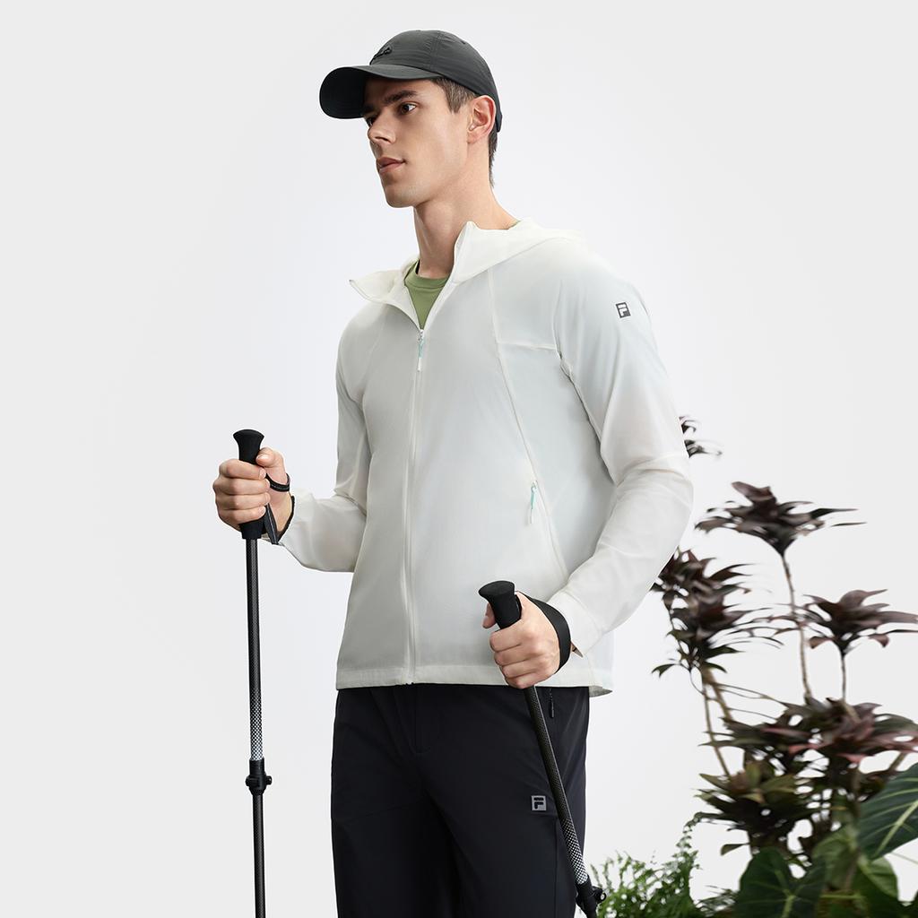 Fila Куртка мужская Explore Series Fashion Универсальная Удобная Простая Повседневная Спортивная Уличная Белоснежная A11M527709F-WT