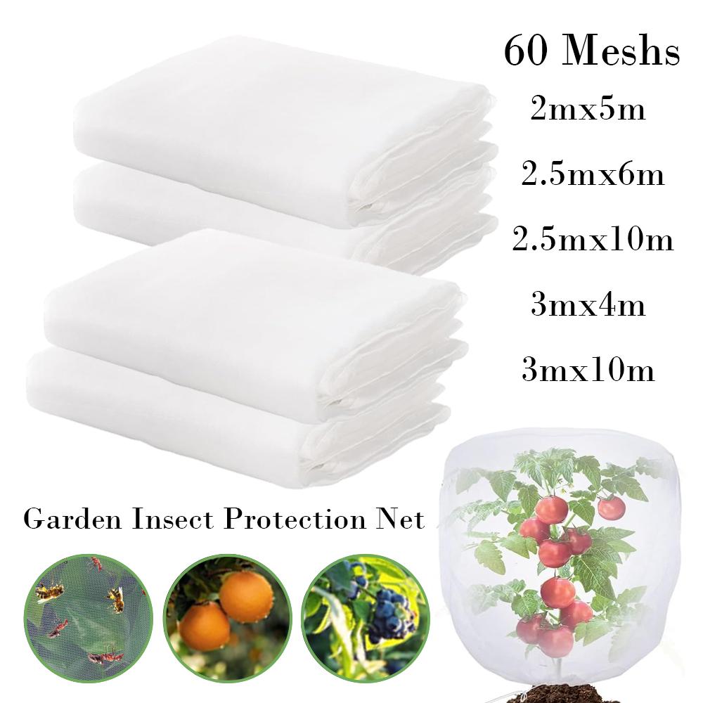 1pcs Netting 1pc garden vegetable Heavy Duty Woven Mesh Heat Resistance Bug Net for Garden Protect Vegetable Plants and Fruit