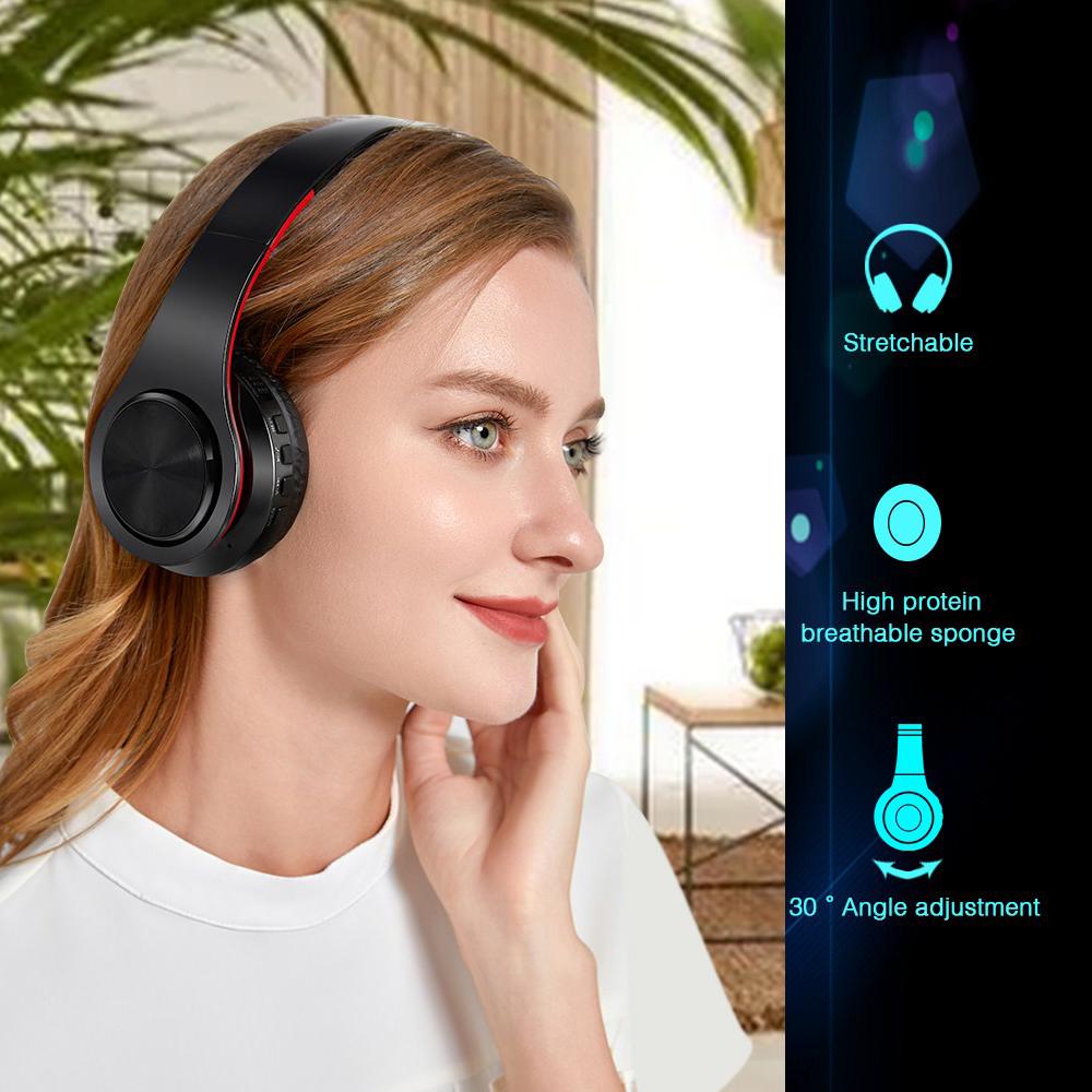 Лучшие наушники Bluetooth-наушники Беспроводные наушники с зарядным устройством Спортивная гарнитура