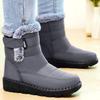Cotton Shoes Women's New Winter Large-size Women's Snow Boots Piled and Thickened High-top New Casual Women's Boots