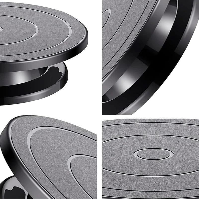 11-дюймовая вращающаяся подставка Стереоскопическая живопись Гравировка Гончарные круги Вращающаяся подставка для торта Форма для DIY Инструменты для выпечки на кухне