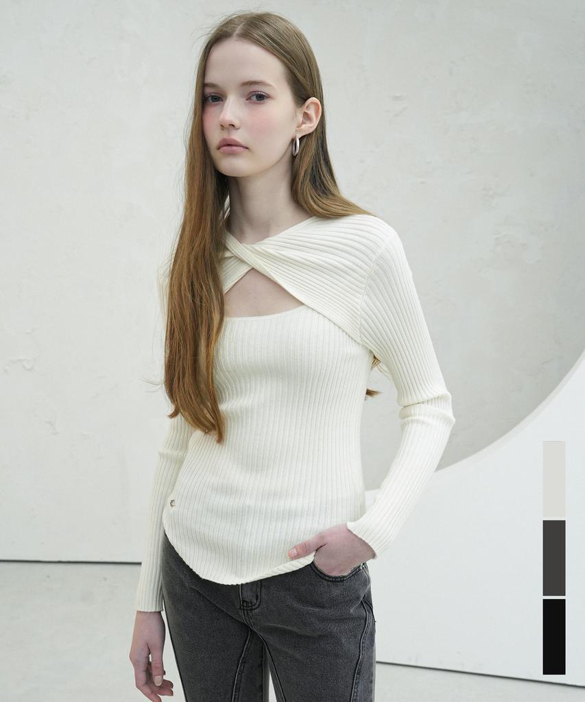 VIVACIOUS Double Rib Twist Knit - 3Col
