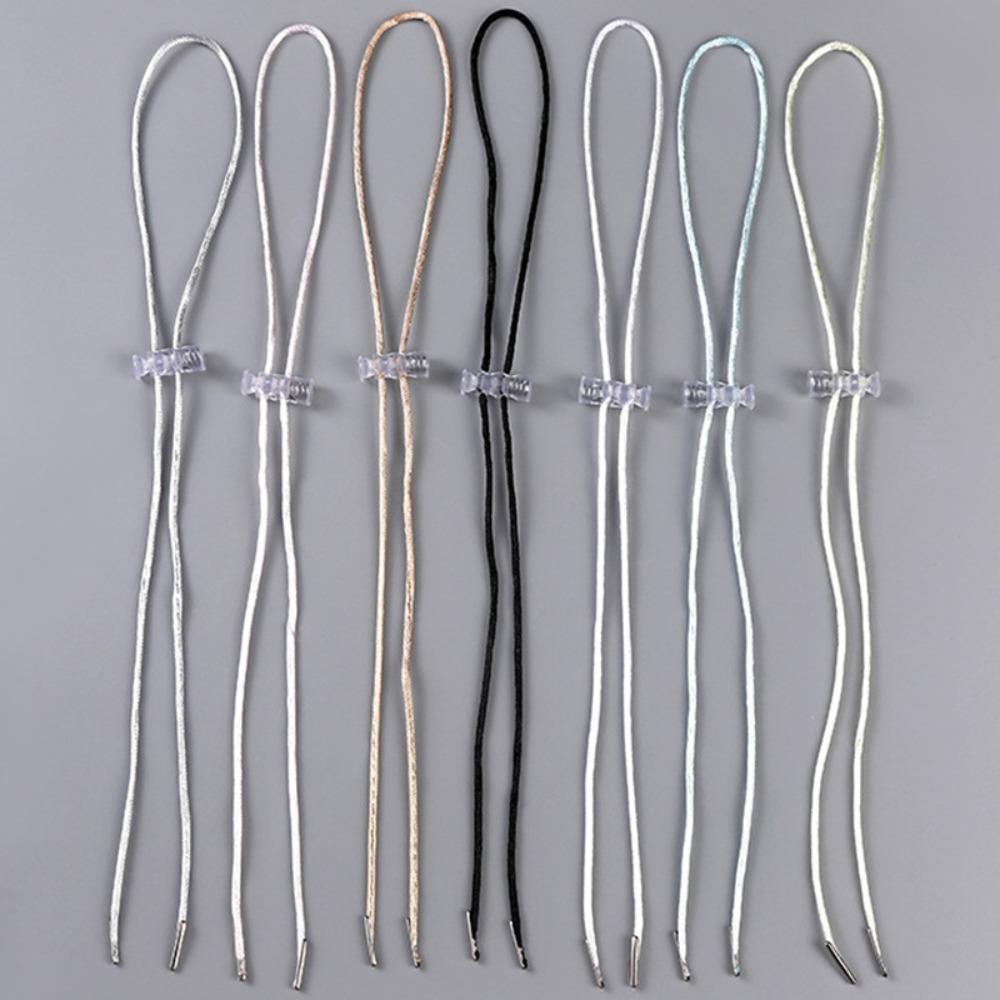 10pcs Anti-lost Hat Chin Cord Straps Adjustable Hat Retainer Sun Hat Lanyard Straw Hat