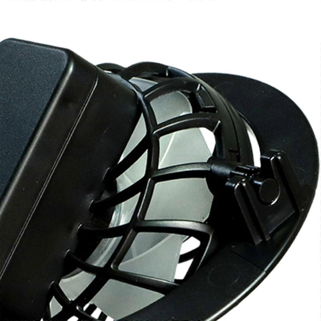 Personal Fan 3 Speeds Adjustable USB Fan for Backpacking Sports Hiking Clip