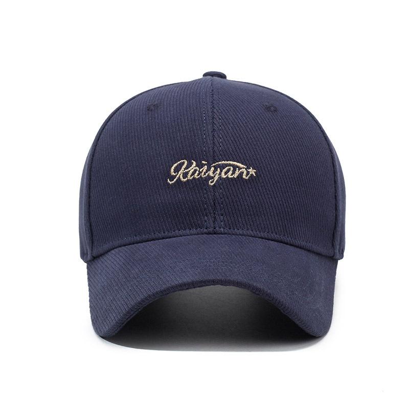 Весенняя и осенняя кепка для мужчин и женщин, полосатая тканевая бейсболка с вышитым алфавитом, универсальная повседневная кепка от солнца