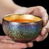 Colorful Peacock Jianyao Master Teacup