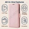 2 in 1 Magnetic Leather Case For Samsung Galaxy S26 S25 Ultra S24 Plus S23 Cash Cards Slot Wireless Charging Wallet Phone Cover