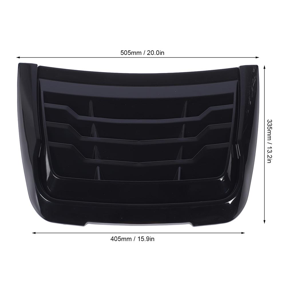 Car Bonnet Air Intake Vent Scoop Cover Glossy Black Hood Air Intake Trim Cover For Ranger XLT XLS XL 2015-2025