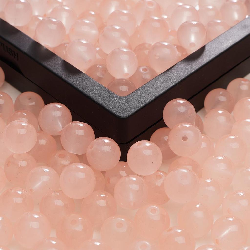 Бусины из имитации нефрита 6 мм, однотонные, для изготовления украшений своими руками