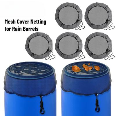 Сетчатый чехол для дождевых бочек, полиэтиленовые ведра для сбора воды, резервуар для сбора дождевых капель, инструмент для защиты от комаров