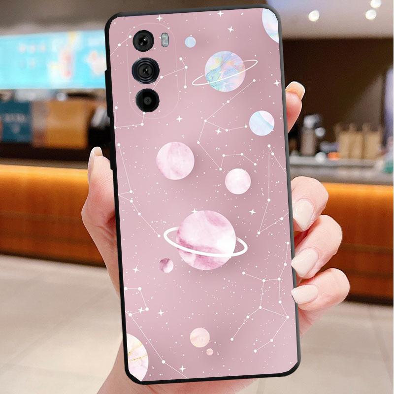 Phone Case For Motorola Edge 50 40 Pro 60 50 40 30 Ultra Neo Fusion Moto G85 G72 G53 G54 G84 G13 G32 Stars Space Astronaut