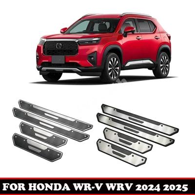 Для HONDA WR-V WRV серии DG5 2024 2025 Накладки на пороги дверей с подсветкой (Welcome Pedal) Накладки на пороги автомобиля Аксессуары