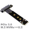 Black PCB U.2 to M.2 PCI-E 3.0 SFF-8639 Adapter