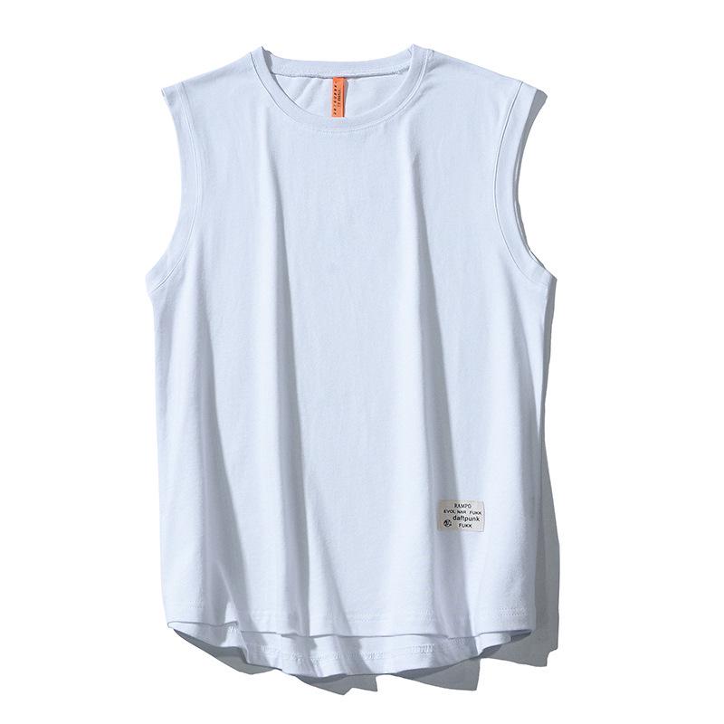 Men's and Women's Sleeveless Hooded Cotton Vest - Long-Staple Xinjiang Cotton, Casual and Loose-Fit