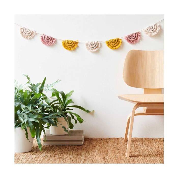 Pelote de corde en coton 25 m - Rose poudré