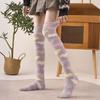 Women Long Floor Socks Soft Fluffy Over Knee Socks Colorful Warm Thick Thigh High