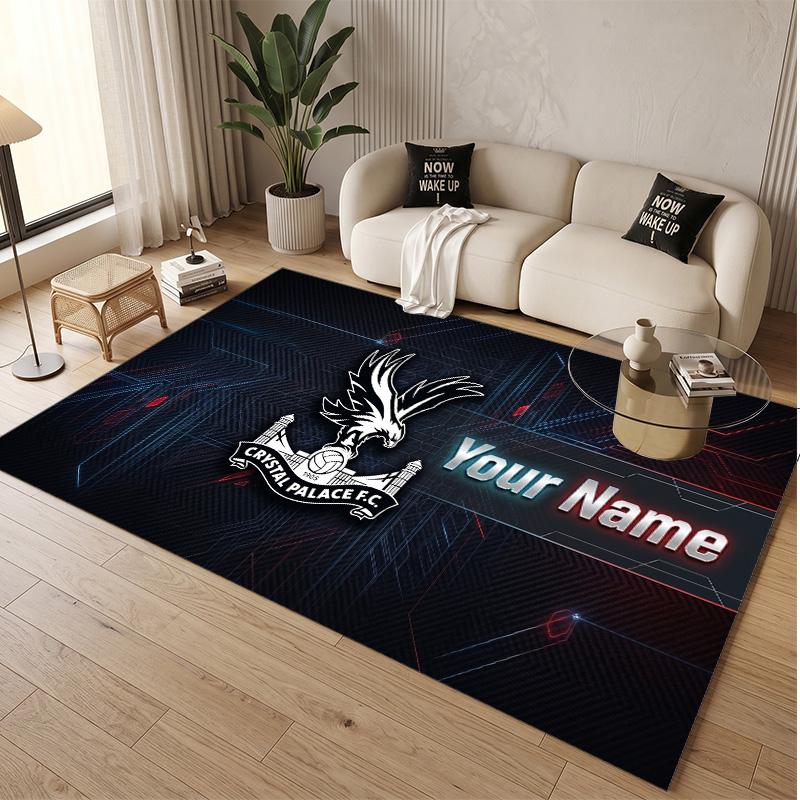 Personalized Crystal Velvet Carpet Crystal Palace Pattern Non Slip Floor Rug