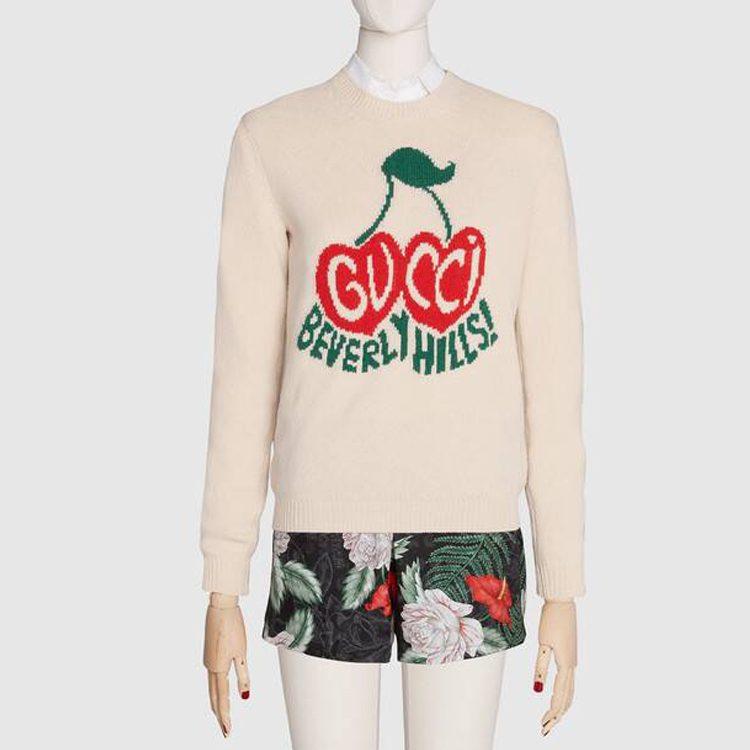 Gucci Свитер женский кремово-белый 629127-XKBHI-9275