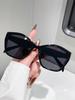 Unisex Vintage European Style Solid Color Square Frame Fashion Glasses Suitable for Daily Wear And Driving