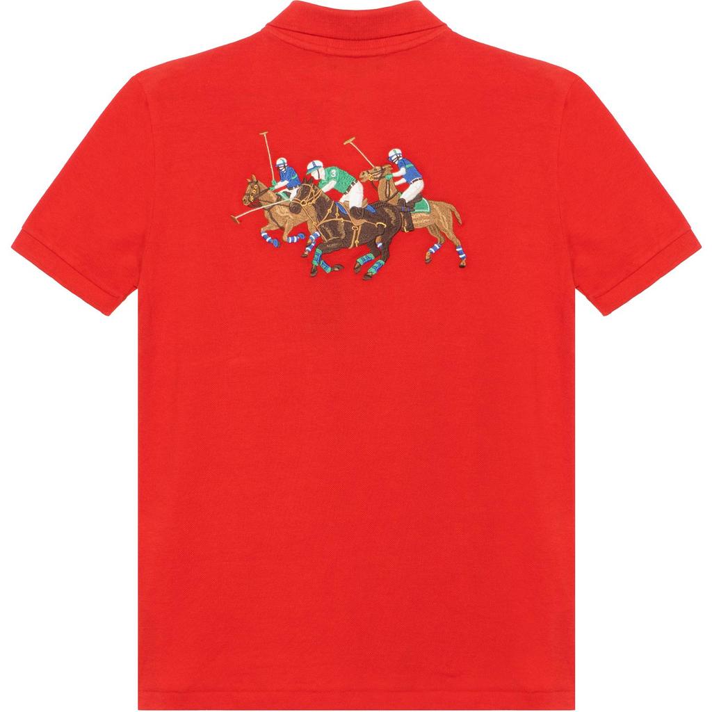 Polo Ralph Lauren Letter Embroidered Short Sleeve Polo Shirt Men tops 710850303-004